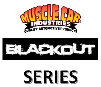 Image of 1970 - 1974 Firebird Rear Window Trim Moldings Kit in BLACK, 5 Piece Set